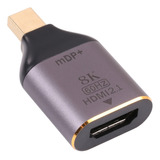 Adaptador Hdmi 2.1 Hembra A Mini Dp Macho