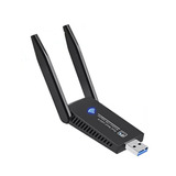 Adaptador Antena Wifi Inalámbric Usb3.0 1300mbps Doble Banda