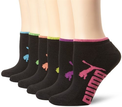 Calcetines De Corte Bajo Puma Para Mujer Paquete De 6