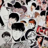 Stickers Autoadhesivos Bj Alex Pack 12 Unidades Manhwa Yaoi