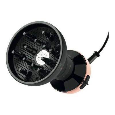 Difusor De Aire Caliente Bellisima Italia Diffon Ceramic 700 Watts Color Negro\u002FDorado | Envío gratis