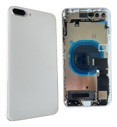 Carcaça Compativel iPhone 8 Plus Completa Flex+botães+lente 