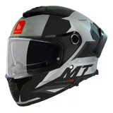 Casco Moto Mt Thunder 4 Exeo C2 Mate Doble Visor Integral