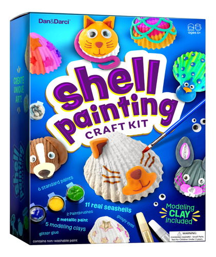 Kit De Pintura De Conchas Marinas Para Ninos, Regalos De Art