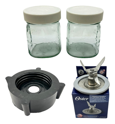 2 Vaso Papilla Oster Aspa Portavaso Adaptador Xpert Blend&go