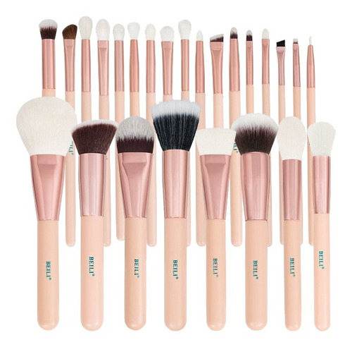 Set De 25 Brochas Beili F25 Rose Gold