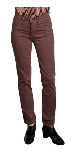 Jean Harry Mirta Armesto Denim Spandex Bordo 