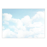 Fundo Fotográfico - Céu Azul Nuvens - 2,20x1,50