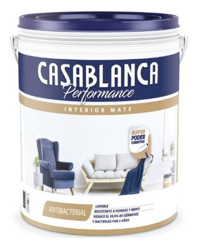 Performance Latex Interior Mate Antibact 20lt Casablanca