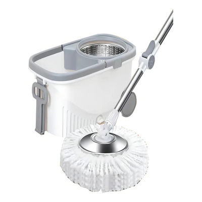 Trapeador mop Taoduomi JJ-TH-17 con cubeta centrifugador Blanco | Envío gratis