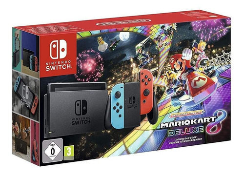 Nintendo Switch Mario Kart 8 + 3 Meses De Nintendo Online Nf