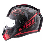 Casco Moto Integral Ls2 352 Rookie Stinger + Aleron Spoiler