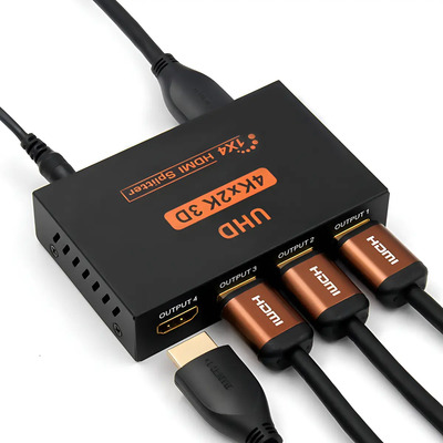 Adaptadores Splitter Divisor 4K Hdmi 1 Entrada a 4 Salidas, Convertidor divisor HDMI 1 en 4 Techwolf Compatible con HDTV\u002FDVD\u002FPS4\u002FXbox\u002FDecodificador | MercadoLibre