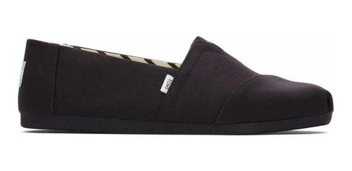 Alpargata Toms Caballero Black/black Recycled Cotton Canvas