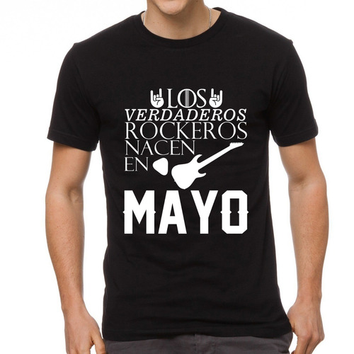 Playera De Fiestas Cleen Alexer Los Rockeros Nacen En Mayo5