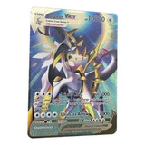 Cartas Metálicas Arceus-pokémon Vmax Para Niños, Tarjetas De