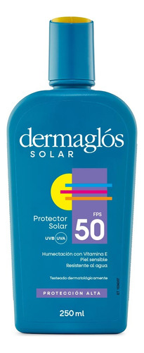 Dermaglós Protector Solar Fps 50 X 250ml