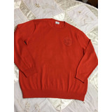 Lacost Sweater Para Caballero Talla 6 Xl Naranja Vintage