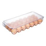 Organizador De Huevos Para Refrigerador Con Tapa Y Asa,  [u]