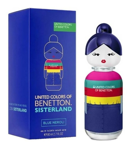 Perfume Importado Benetton Sisterland Blue Neroli Edt 80ml