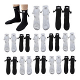 12 Pares De Divertidos Calcetines Magnéticos Unisex