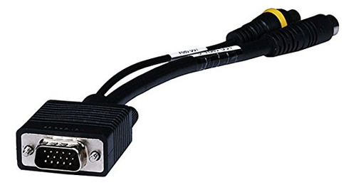 Adaptador Vga A S-video/rca, Negro (monoprice)