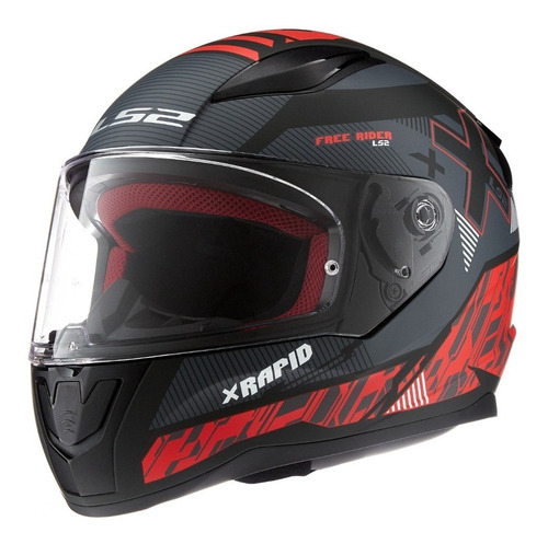 Casco Ls2 353 Integral Rapid Xtreet Twister Dax Moto Dompa