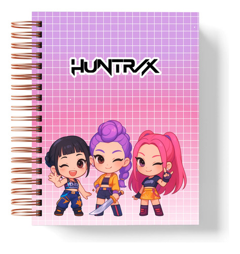 Libreta De Abonos Stickers Sobres Huntrix, Personalizada