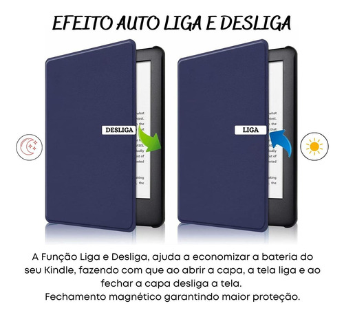 Capa Magnética Auto Sleep Para New Kindle 11 Geração (2022)