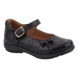 530-04 Zapato Escolar Niña Negro