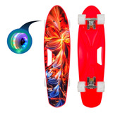 Skate Penny Slalom Patineta Red Flash Ruedas Led Niños