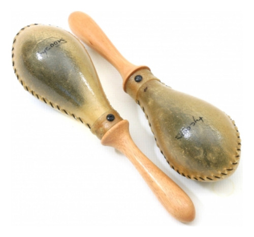 Maracas Tycoon Cuero Crudo Natural Tms-110