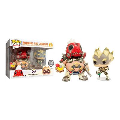 Funko Pop Overwatch Roadhog & Junkrat Edicion Comic Con 2018 (Reacondicionado) | Envío gratis
