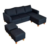 Sillon Sofa Esquinero 1.80 X 1.50 Chenille Antidesgarro 