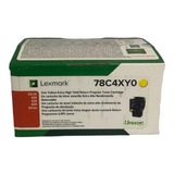 Toner Lexmark 78c4xy0 Amarillo Extra Alto Rendimiento
