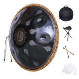 Handpan Drum Clasico De 10 Notas 56cm 432hz - Negro