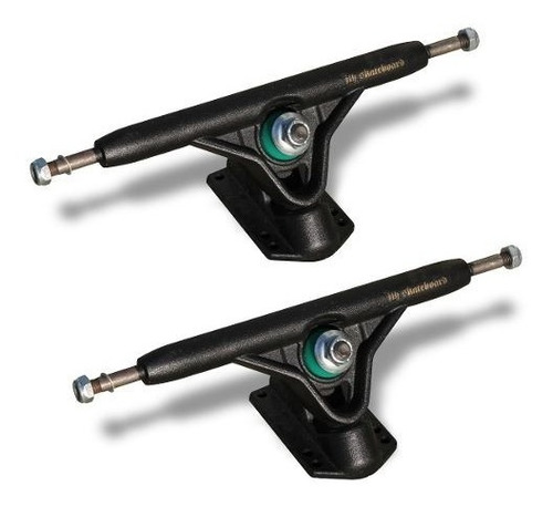 Truck Invertido 200mm Flh Preto Fosco Para Skate Longboard