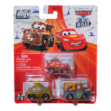 Disney Mini Cars Rumbler Mcqueen + Chieftess + Rumbler Mater