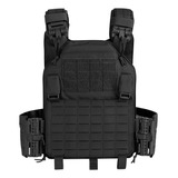Chaleco Tactico Krydex Lavc Laser Molle Plate Carrier Negro