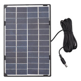 Solar Wind 6w 12v Solar Panel For Outdoor Security Camera