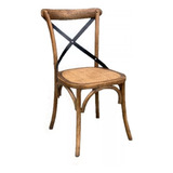 Silla Cross Thonet Asiento De Madera Vintage Thonet 