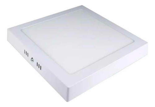 Panel Plafón Led Spot Aplicar 24w Cuadrado Luz Blanca