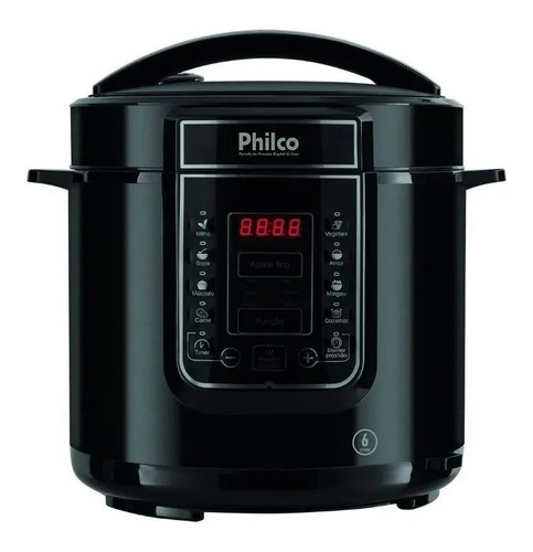 Panela Elétrica A Pressão Philco Ppp01 - Preto 110v