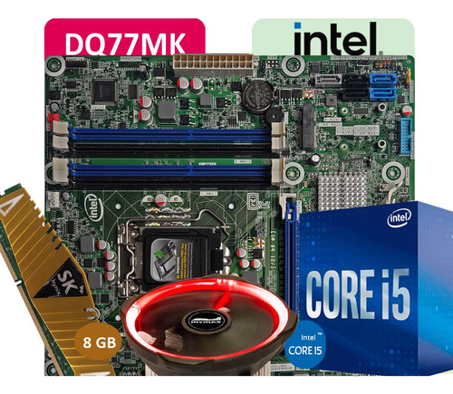 Kit Upgrade Gamer 1155 - I5 3.6 Ghz + H61+8gb Ram+cooler Sj