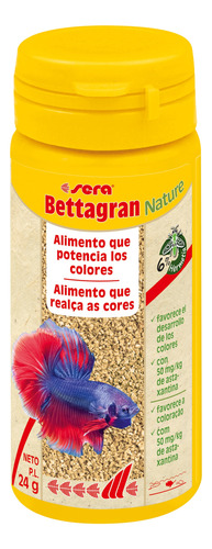 Sera Bettagran Nature 24gr Comida Gránulos Peces Betta Beta