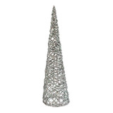 Árbol Pino Navidad Brillante 60cmx24cm Adorno Navideño Deco