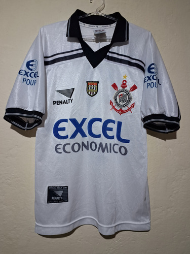 1998-1 (m) Camisa Corinthians Excel Camurça 7 Marcelinho