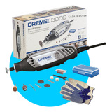 Minitorno Dremel 3000 De Mano 10 Accesorios Y Guantes