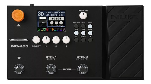 Pedalera Procesador Multiefectos Nux Mg-400 P/ Guitarra Bajo