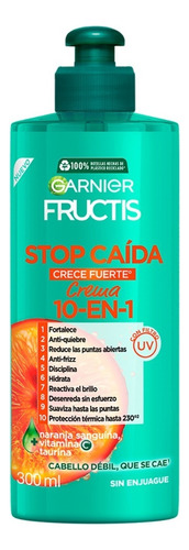 Garnier Fructis Crema Para Peinar 10 En 1 Stop Caída 300ml